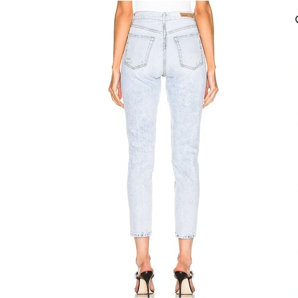 Grlfrnd Karolina High Rise Skinny Rigid Denim Light Acid Wash Jean